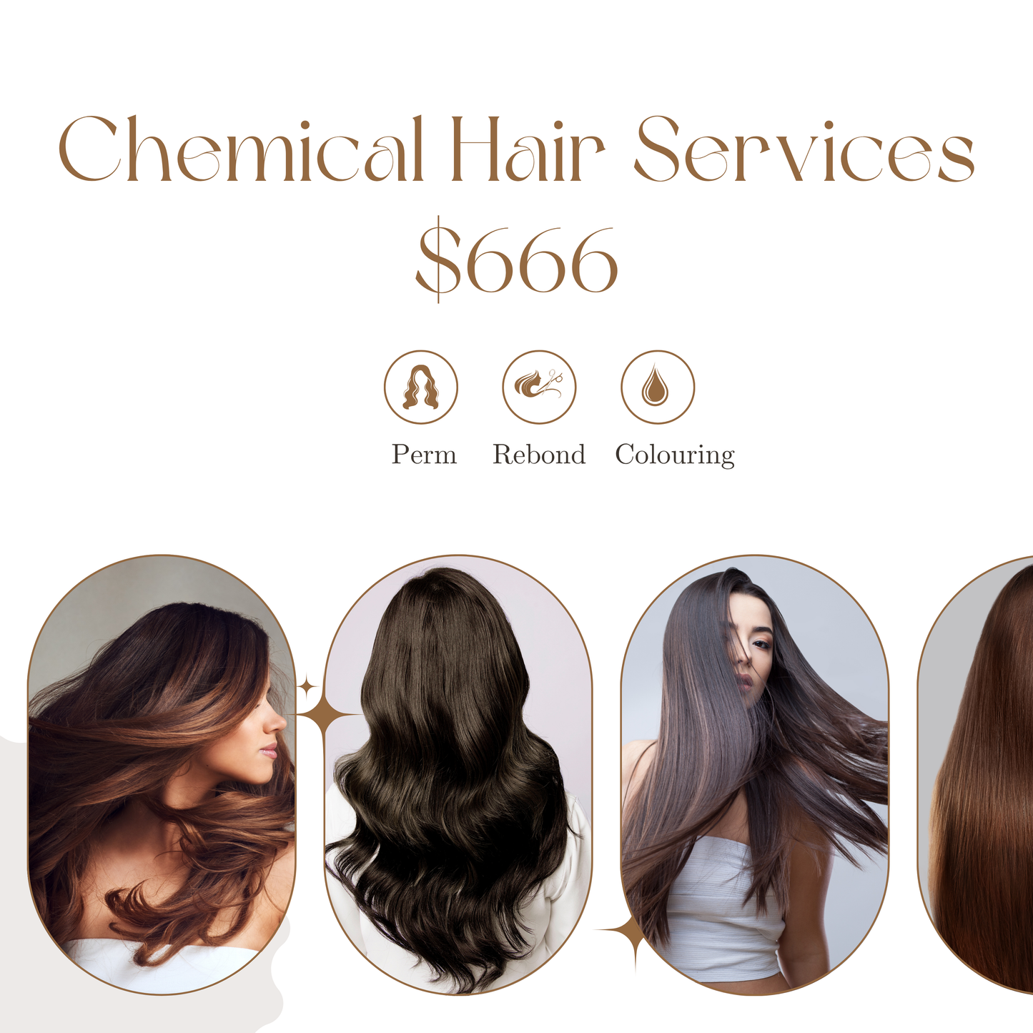 GSS $666 Bundle CHEMICAL SERVICES (COLOUR/REBONDING/PERM)
