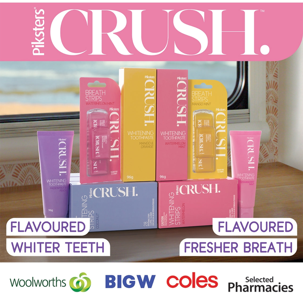 Piksters CRUSH Breath Strips Mango Mint