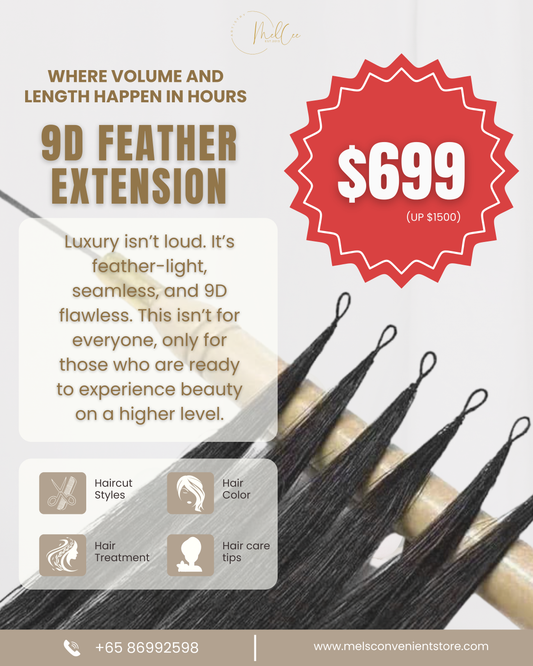 FLASH SALE 9D FEATHER HAIR EXTENSION