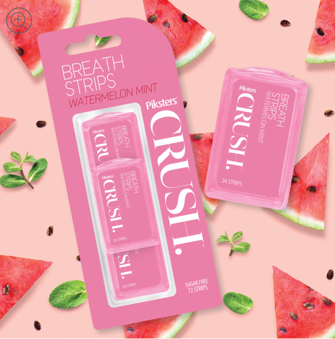 Piksters CRUSH Breath Strips Watermelon Mint