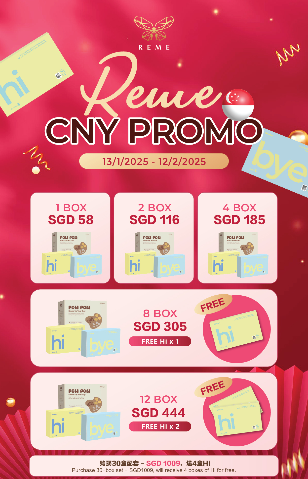 CNY PROMO HI & BYE RESHAPE PROGRAM