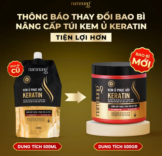KERATIN PACK FOR HOME USE NEW PACKAGING (500G)