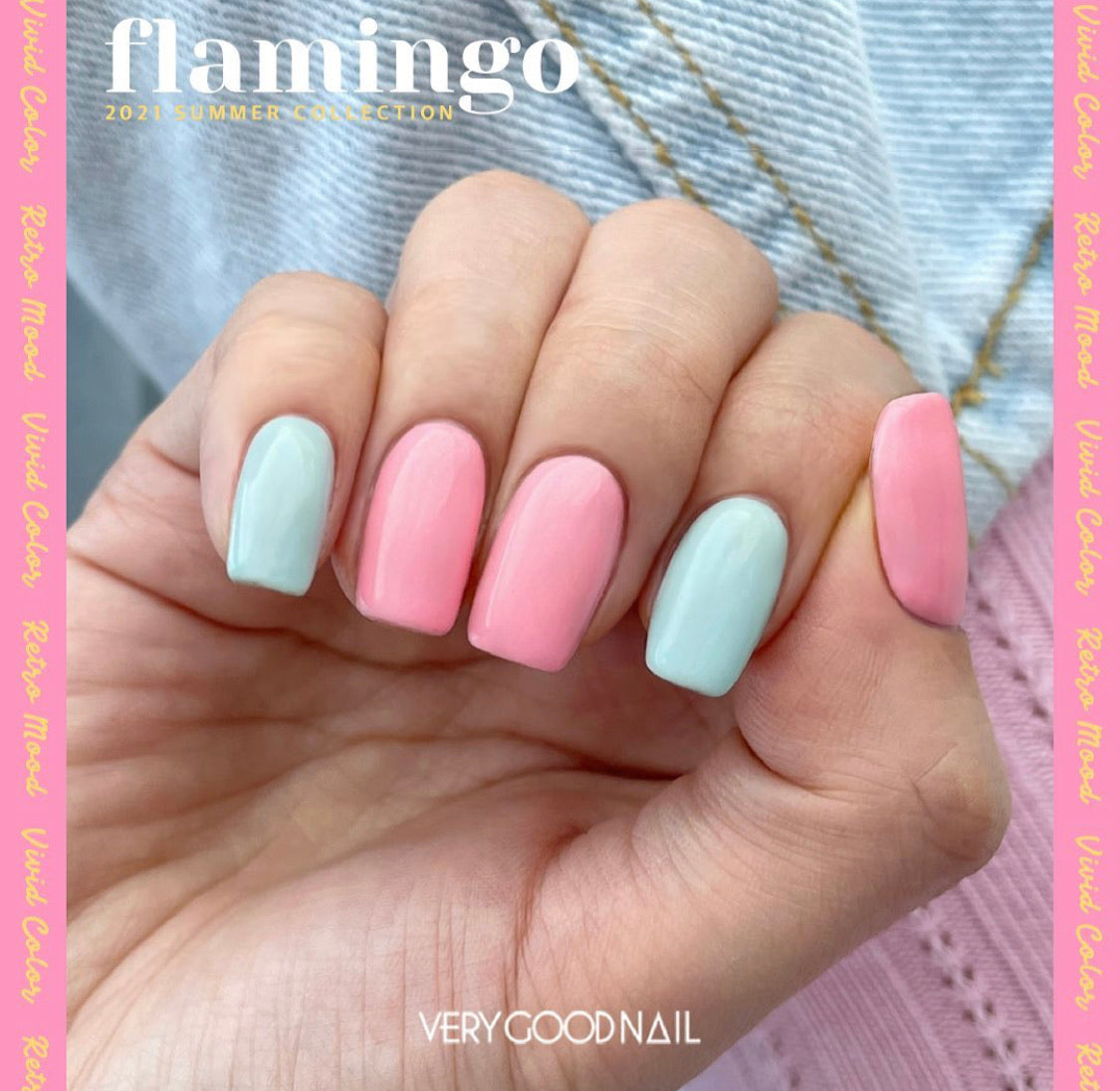 FLAMINGO SERIES VERY GOODNAIL (Set of 6 bottles)