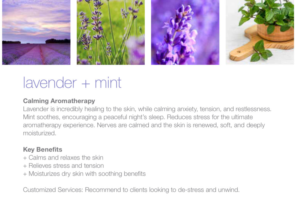 ORGANIC MASSAGE CREAM LAVENDER MINT