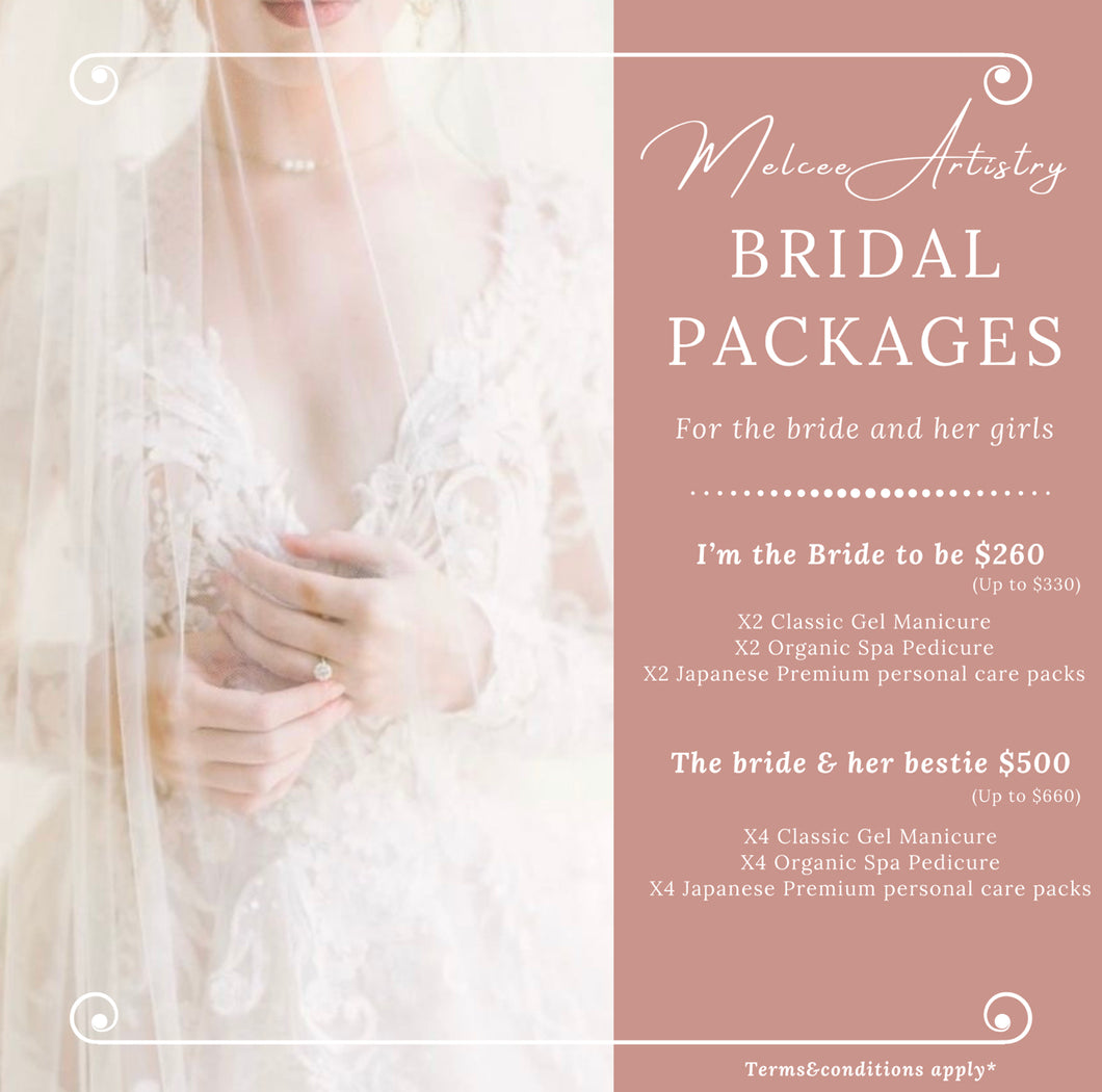 MelCee Artistry Bridal Package